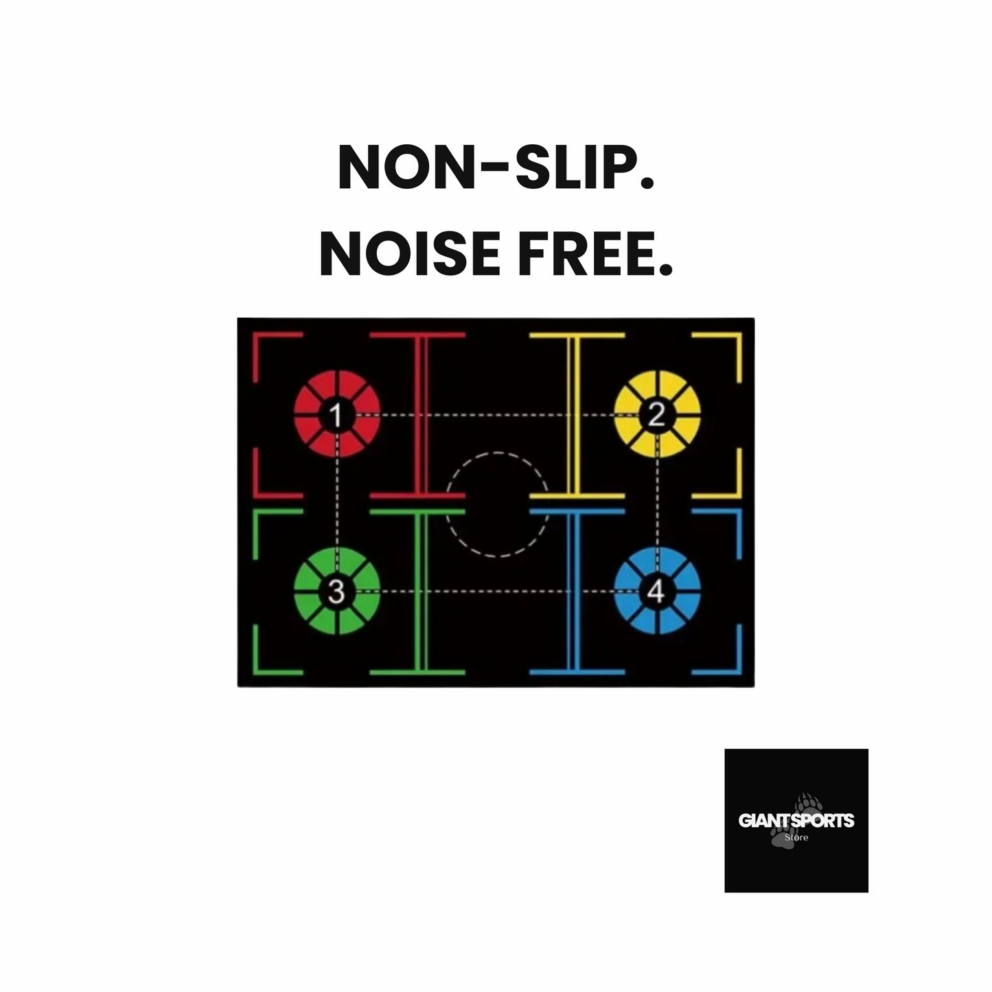 🏆 Champion Starter Kit – Silent Basketball + Dribbling Mat