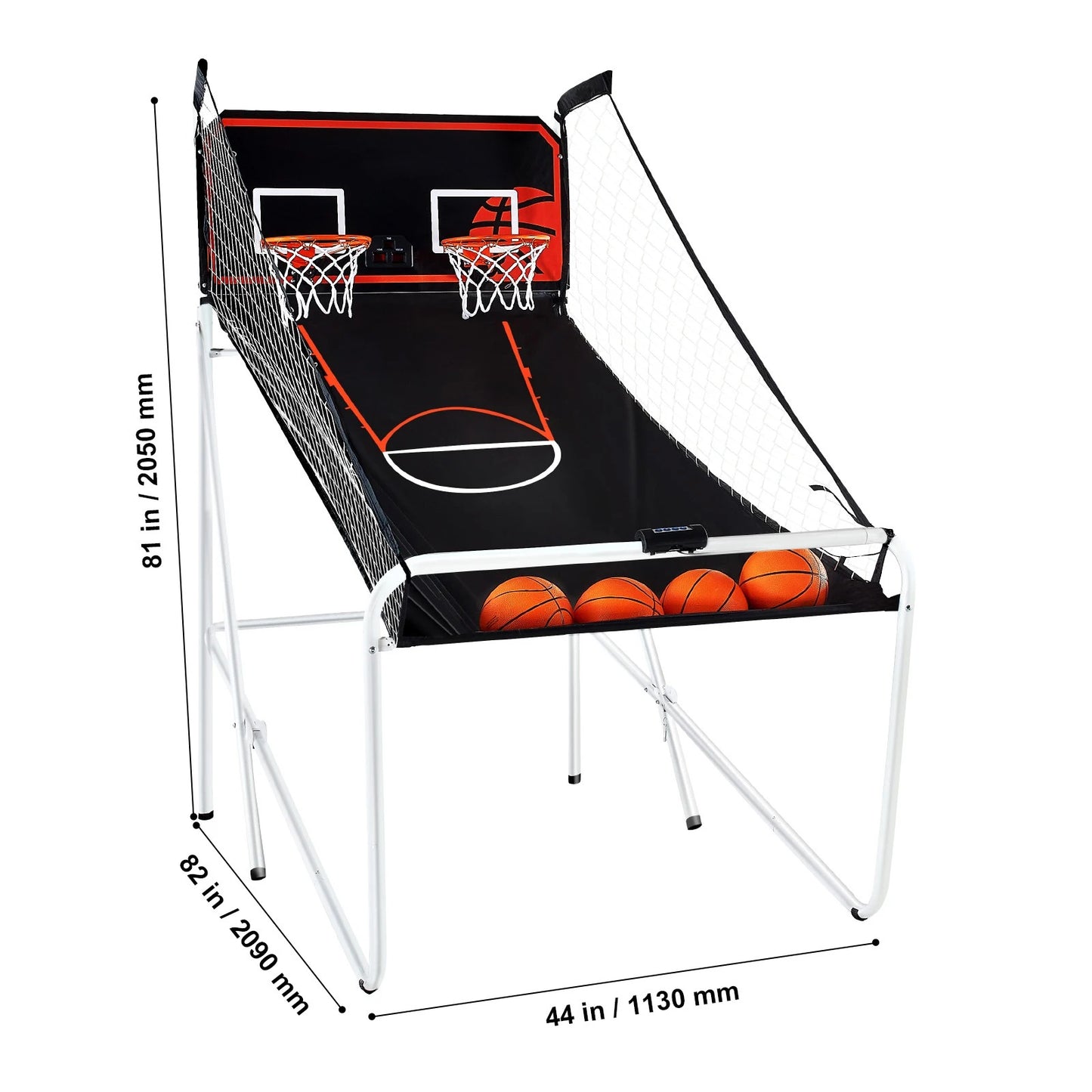 Giant Sports Dual Shot Foldable Basketball Arcade Game
