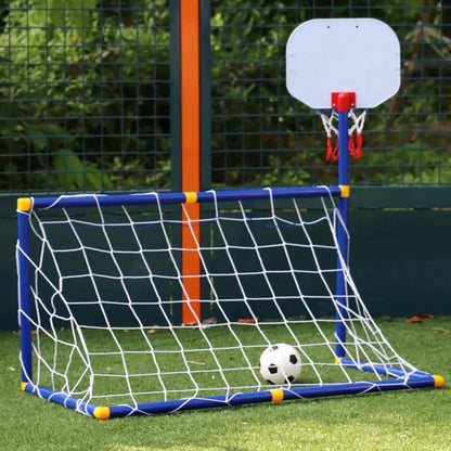 Giant Sports Toddler Soccer & Basketball Goal Set