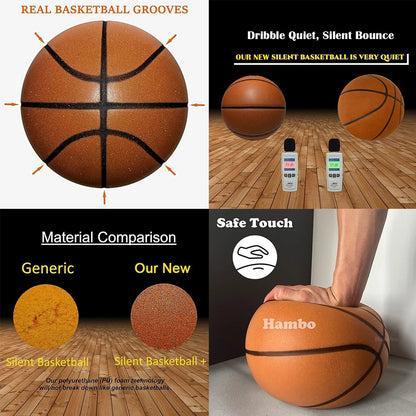 🏆 Champion Starter Kit – Silent Basketball + Dribbling Mat